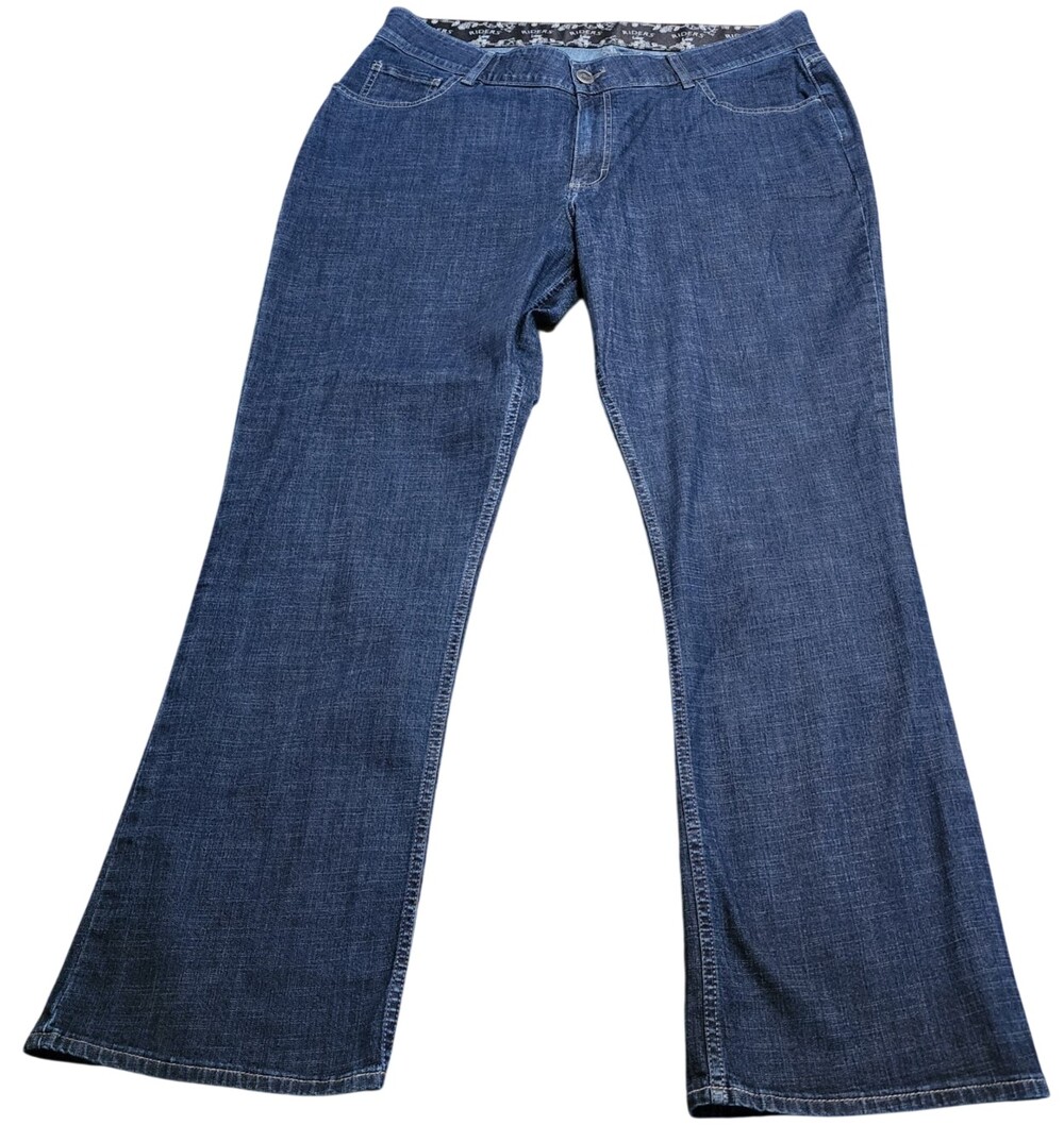Lee Riders Jeans Womens 20W Med (40x32) Bootcut Mid Rise Stretch Regular Fit NWT
